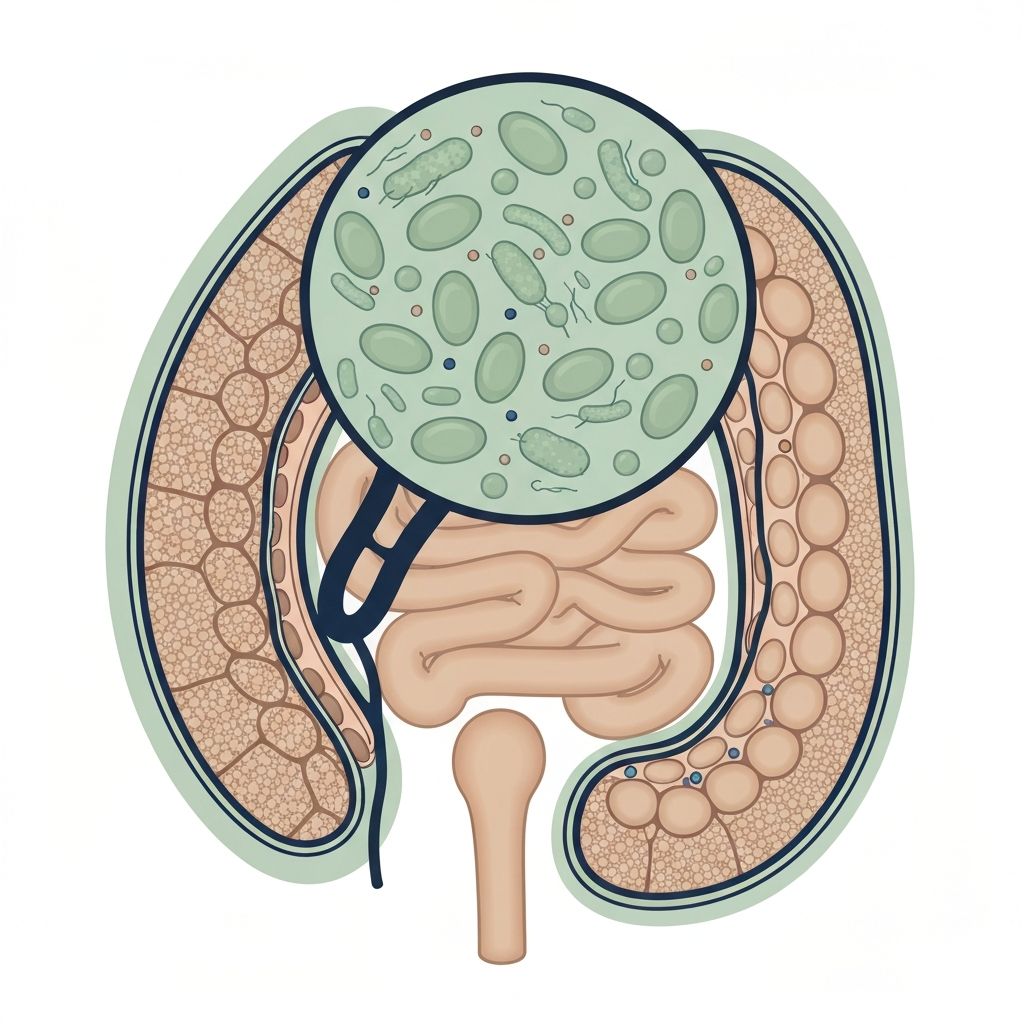 Scientific visualization of gut microbiome and bacterial cells